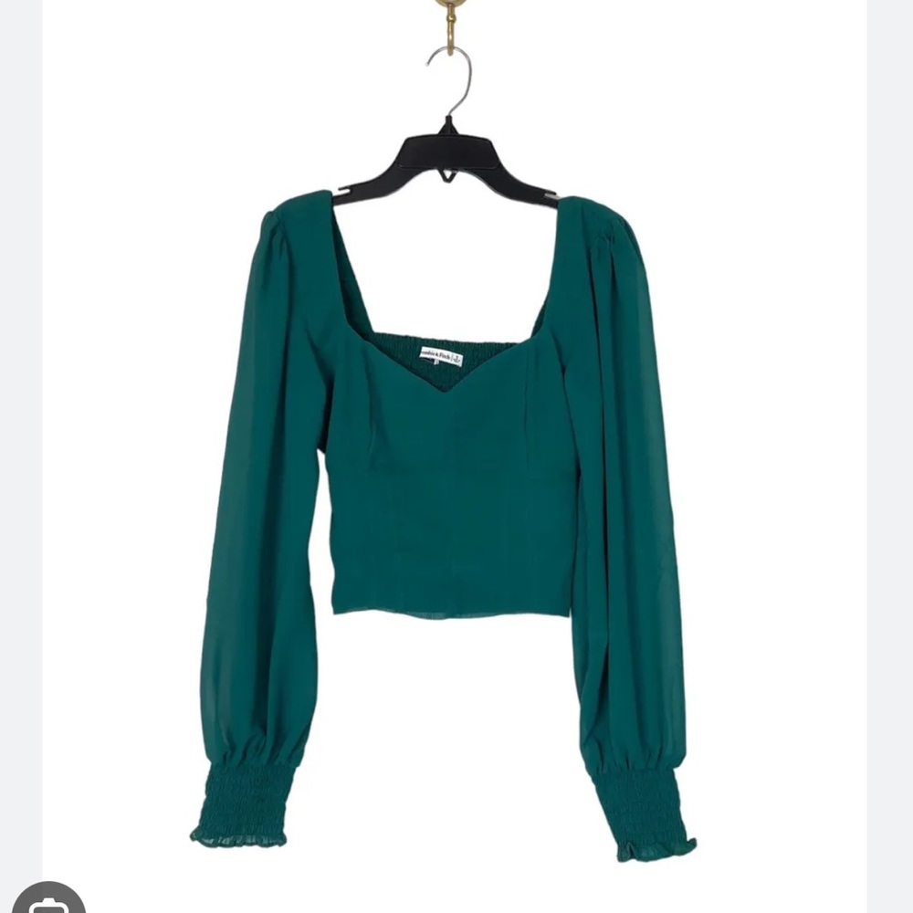 Abercrombie Sweetheart Ruched Top